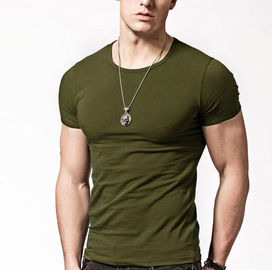 Custom Muscle Fit Fashionable Mens T Shirts / Polo Sport T Shirt With O Neck